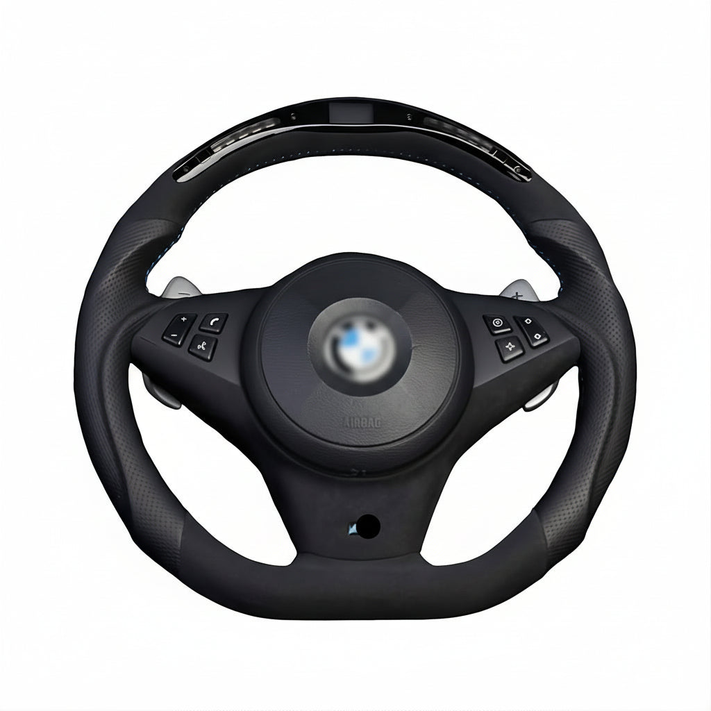 BMW Ratt i Alcantara/Perforerat läder/LED-skärm E60 E61 E63