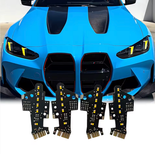 DRL LED ljus BMW M3 M4 4 serie 2024+
